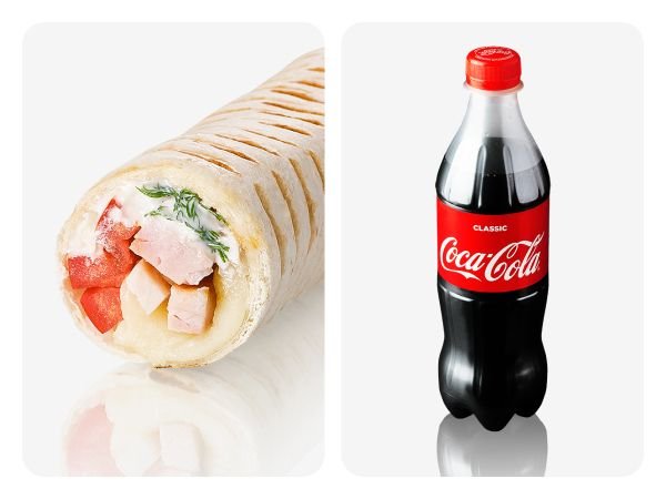 Чикен донер + Кола