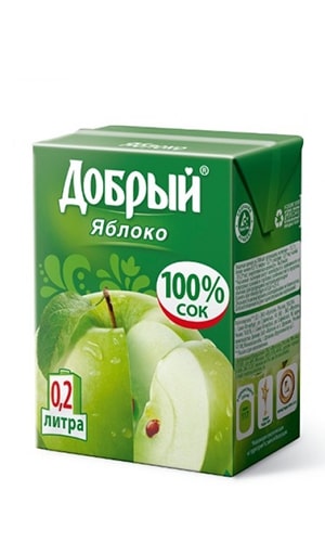 Сок добрый яблоко