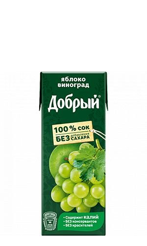 Сок Добрый яблоко, виноград
